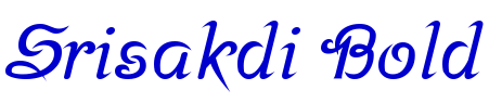 Srisakdi Bold шрифт
